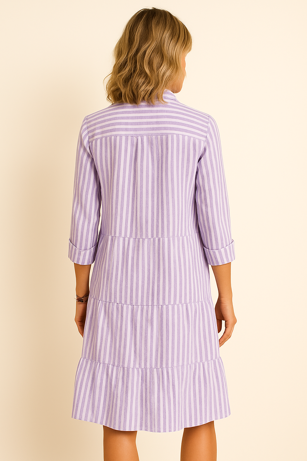 Anna™ | Stribet Kjole