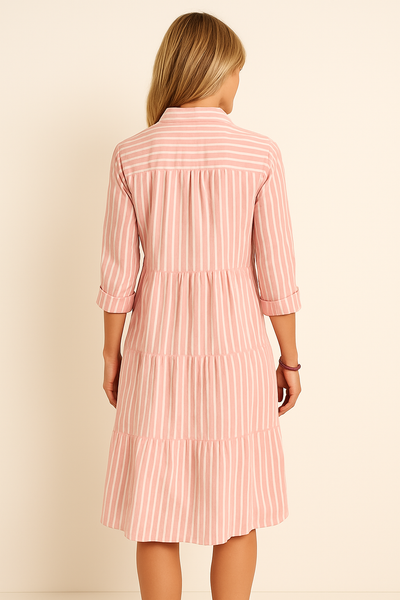 Anna™ | Stribet Kjole