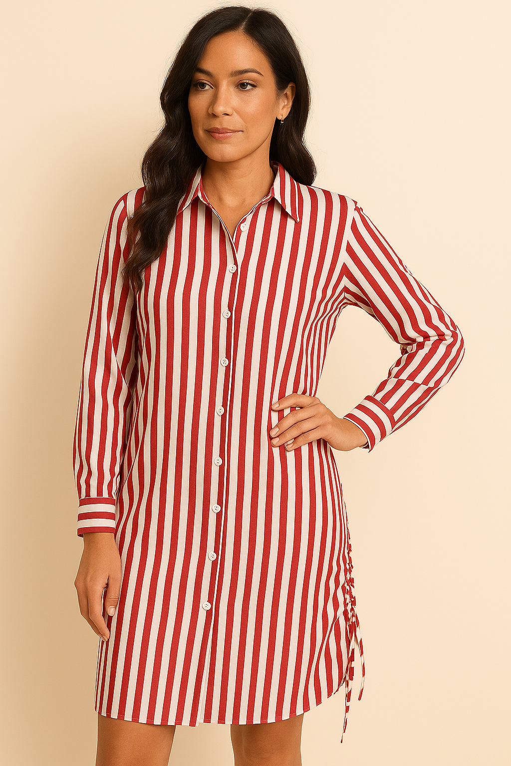 Alise™ | Stribet Kjole