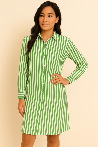 Alise™ | Stribet Kjole