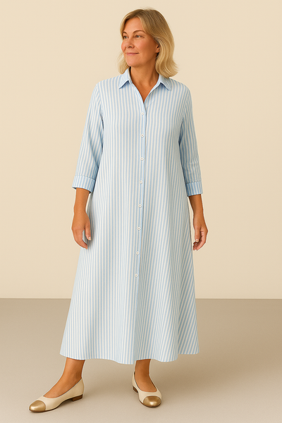 Anna™ | Stribet Kjole