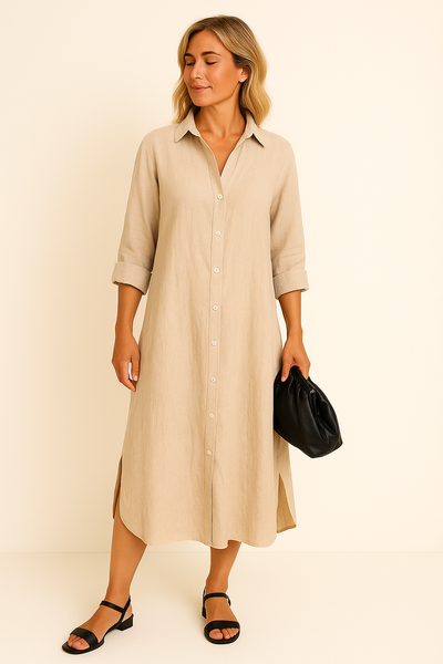 Annabel™ | Stribet Kjole