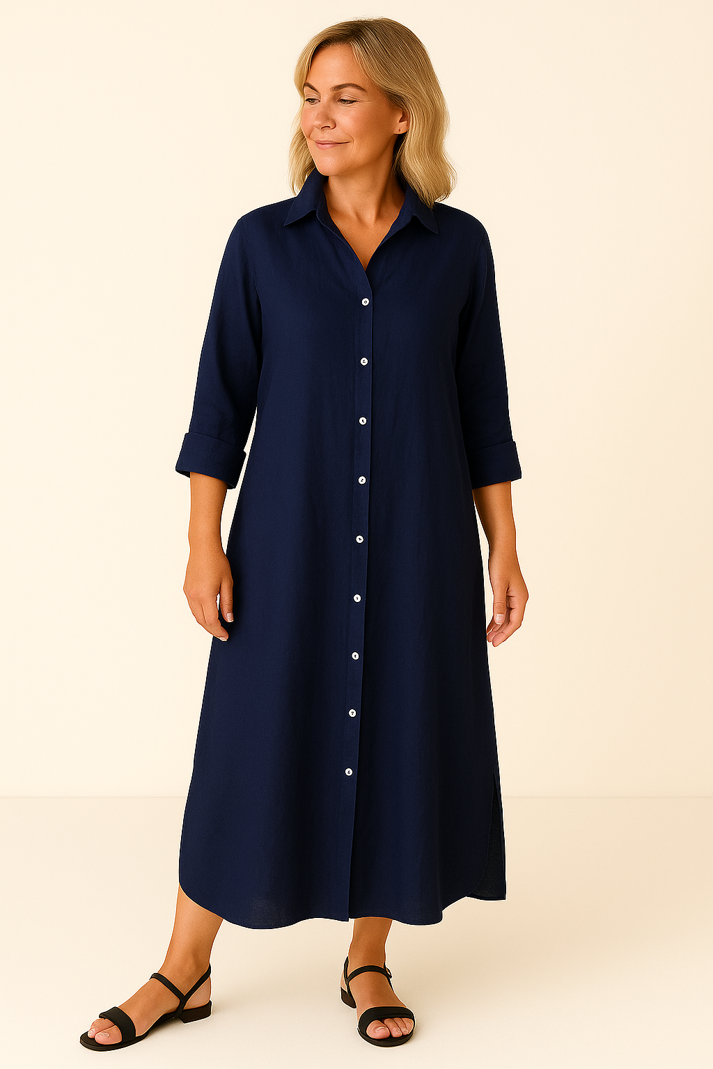 Annabel™ | Stribet Kjole