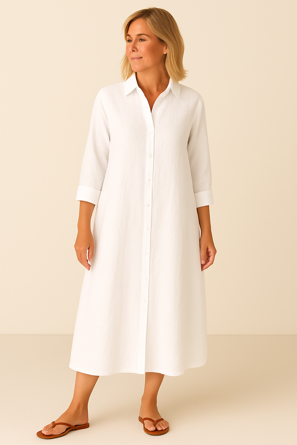 Annabel™ | Stribet Kjole