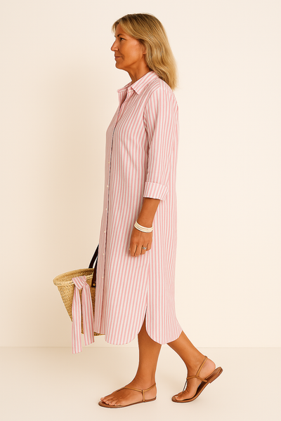 Amelie™ | Stribet Kjole
