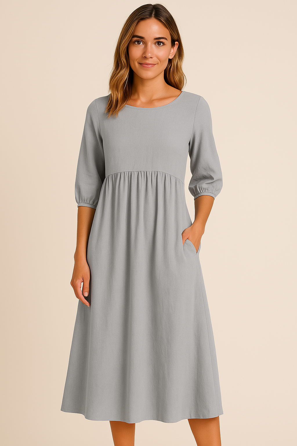 Lydia | Enfarvet kjole