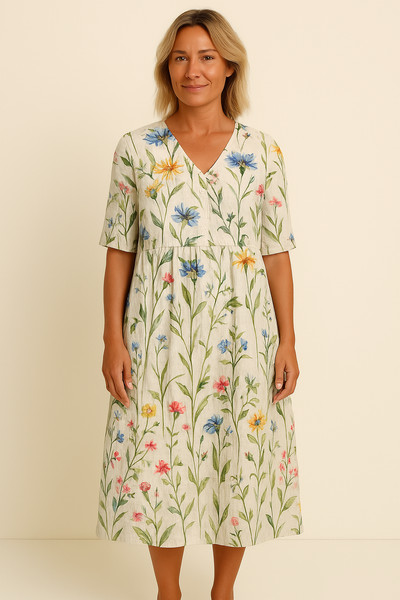 Nicka™ | Kjole med blomstermønster