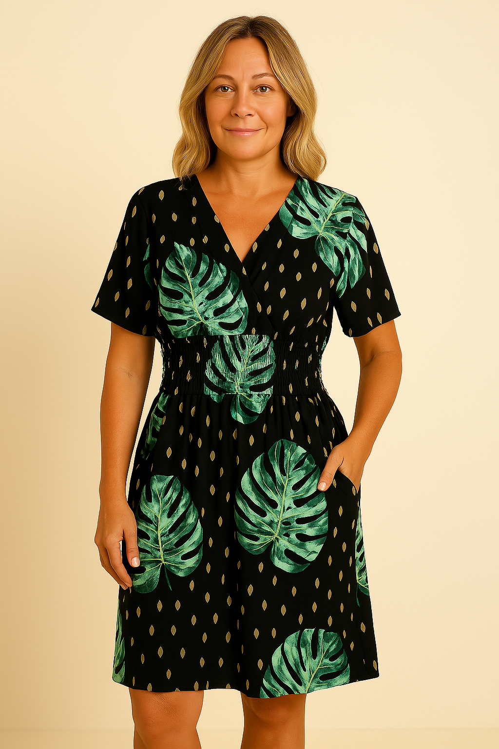 Sommersval | Monstera Kjole