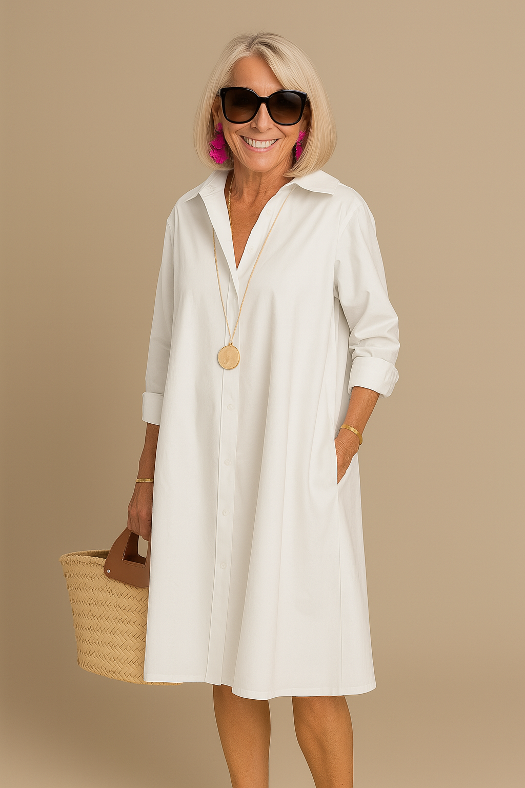 DILIA | MINIMALISTISK SKJORTEKJOLE