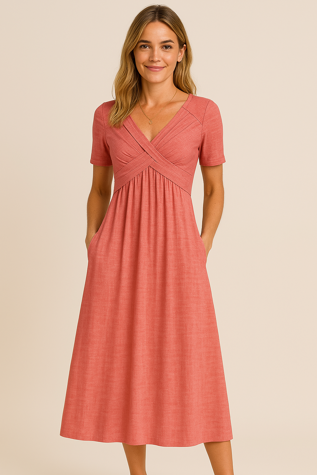 Nadia™ | Komfortabel Maxi Kjole