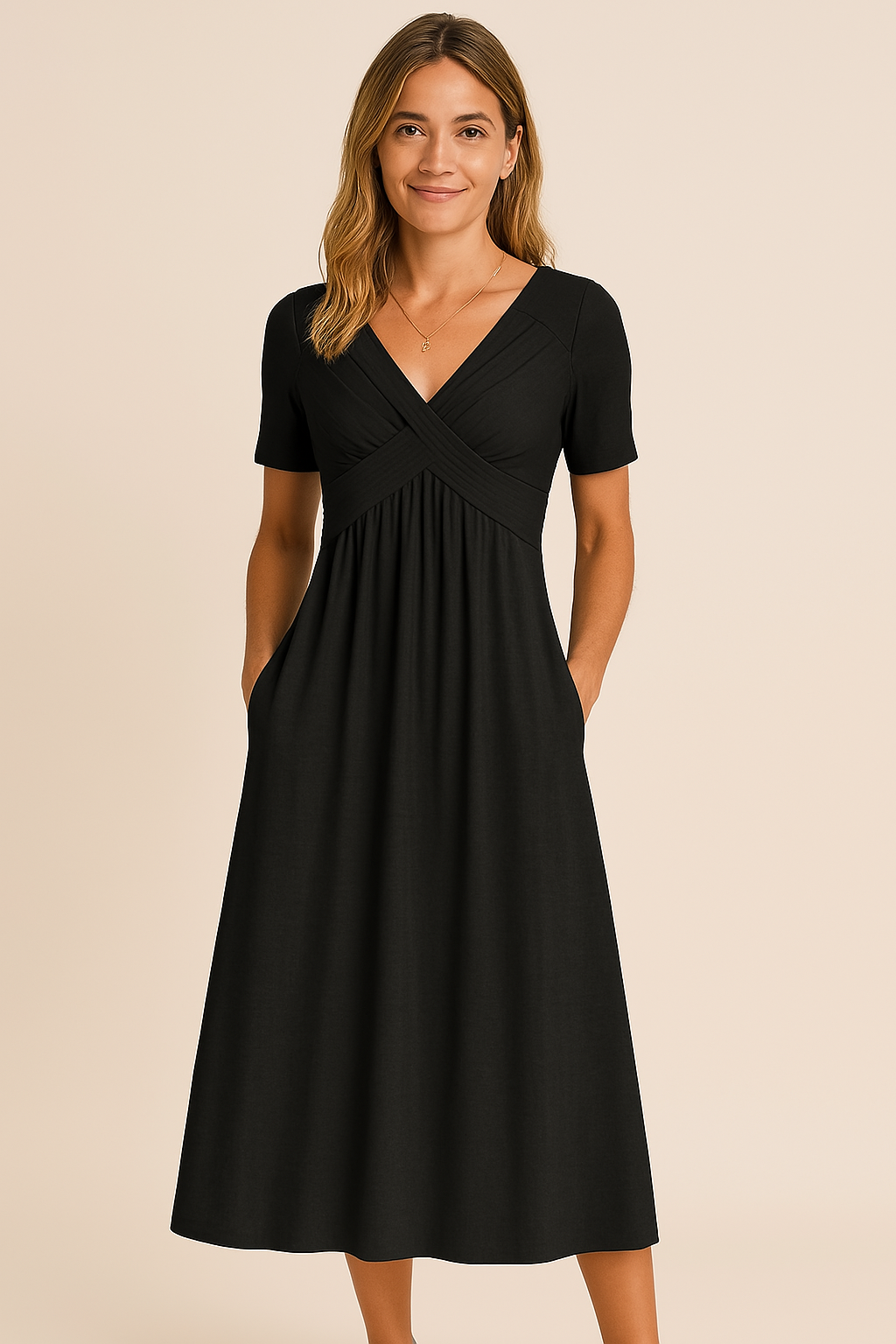 Nadia™ | Komfortabel Maxi Kjole