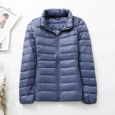 Ulla Padded Mid Jacket | Indigo