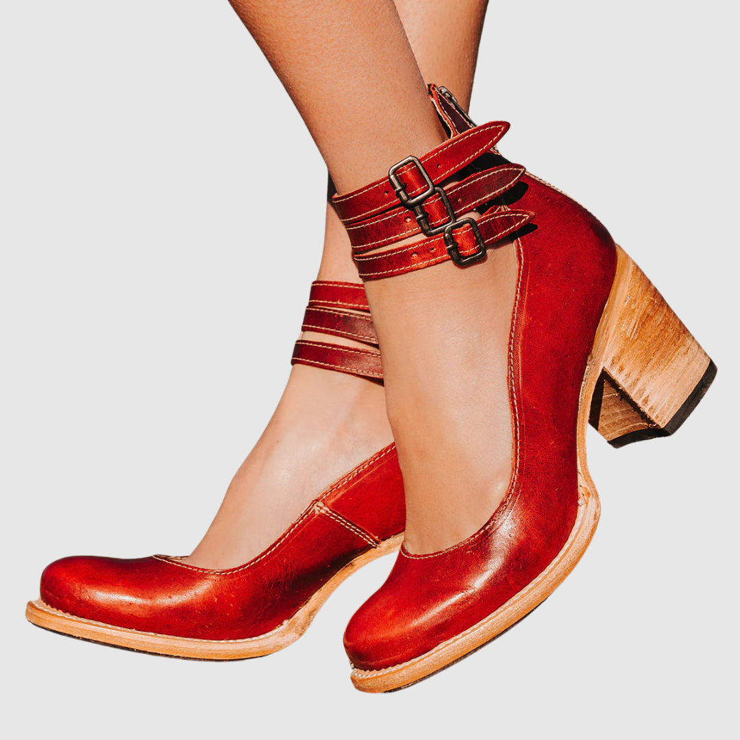 Benedetta™ | Læderstøvler med hæl