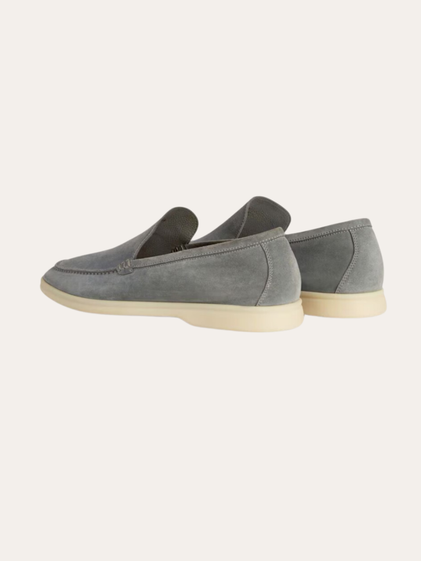 Forfinede Suede Loafers – Mørkegrå