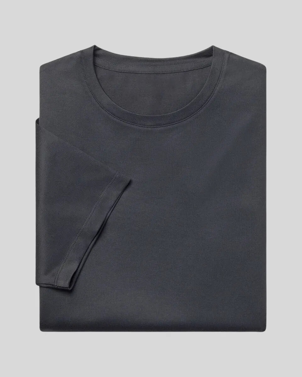 Signature Supima T-shirt – Profond Grå