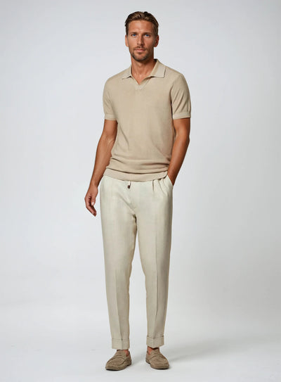Sea Side Linnedragt - Beige