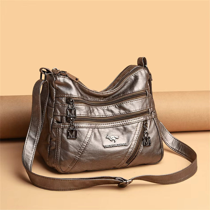Kaja™ | Multi-Pocket Shoulder Bag
