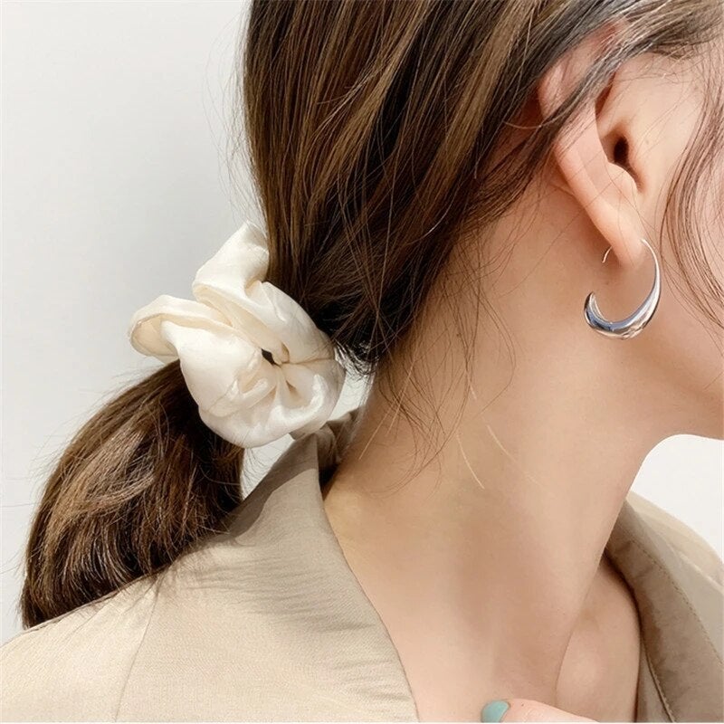 Luksus guld- og sølvøreringe