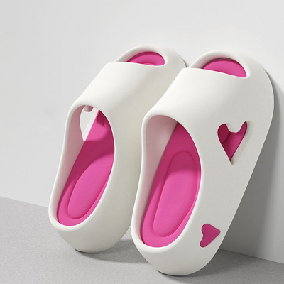Hjerte Mig™ | Skybløde Flip Flops med Legende Hjerteform