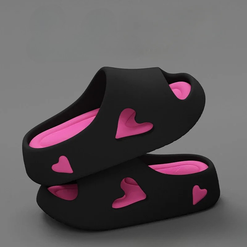 Hjerte Mig™ | Skybløde Flip Flops med Legende Hjerteform