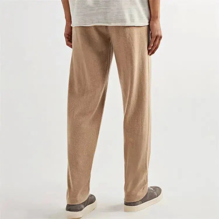 Håndlavede Cashmere Bukser – Sable Khaki