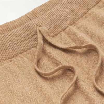 Håndlavede Cashmere Bukser – Sable Khaki
