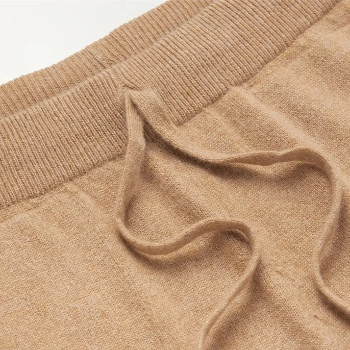 Fint Cashmere Bukser – Sable Khaki