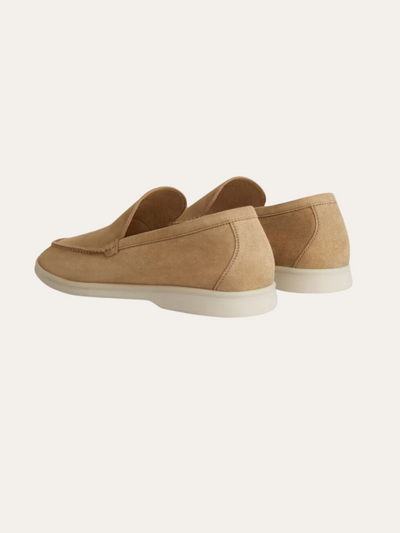 Forfinede Suede Loafers – Khaki Artisan