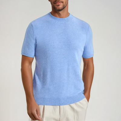 Cashwool T-shirt Lysblå