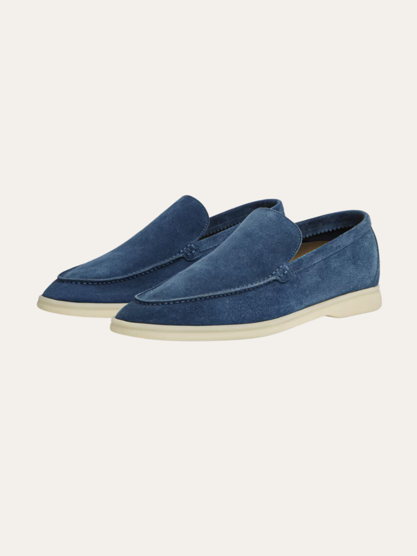 Fines Suede Loafers – Intens Blå