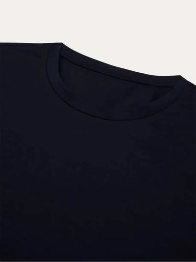 Signature Supima T-shirt – Marineblå