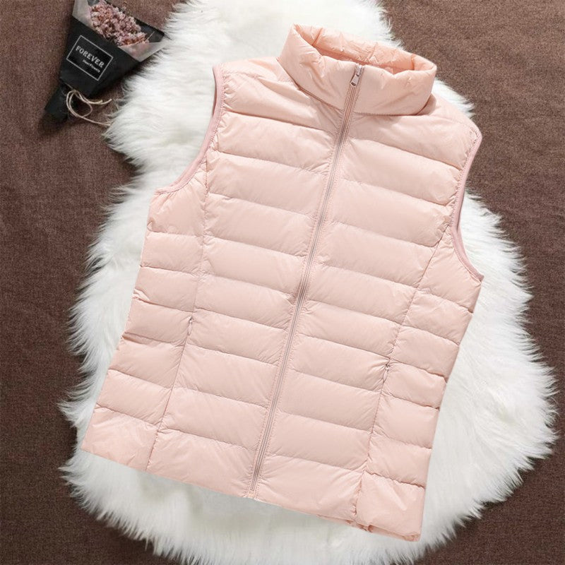 Isa Vatteret Body Warmer | Light Pink