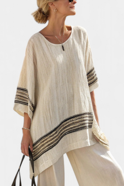 Stilfuld Grøn Stribet Fuldt Middelhavsmarguerit