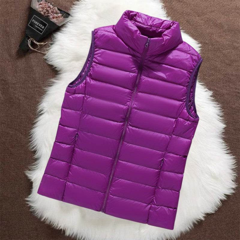 Isa Padded Bodywarmer | Purple
