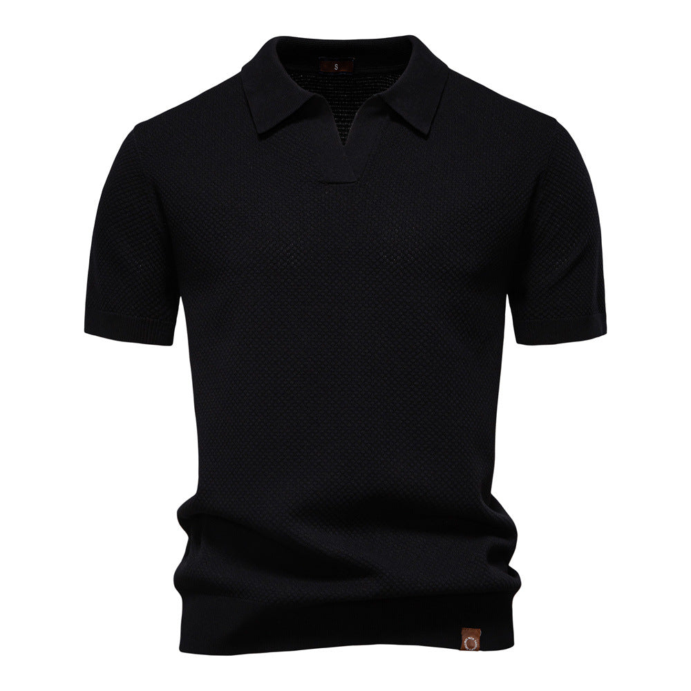 Ulrich – Struktureret Polo-Shirt
