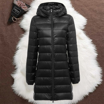 Helsa™ Langt Foret Mellemlag – Mørkerød