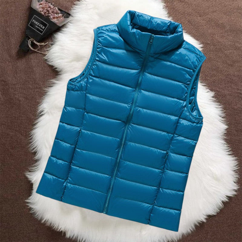 Isa Padded Bodywarmer | Sky Blue