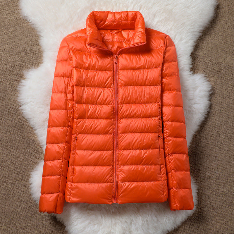 Ulla Padded Mid Jacket | Orange
