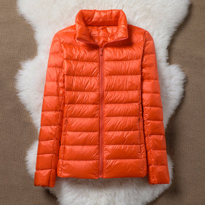 Ulla Padded Mid Jacket | Orange