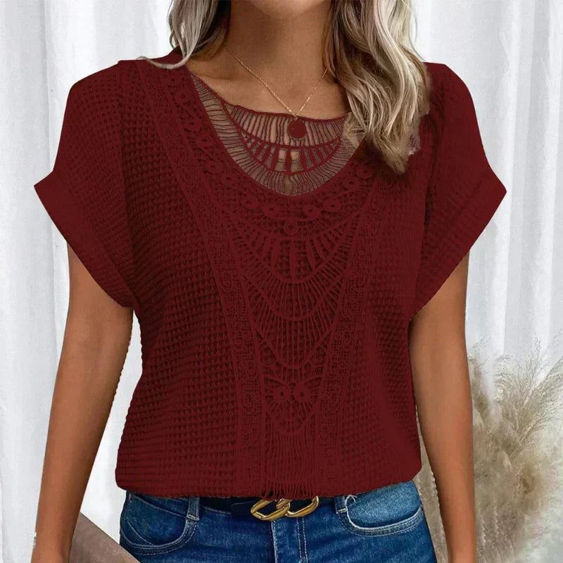Melina™ | Elegant top med flydende snit