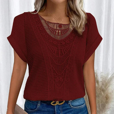 Karin™ – Elegant bluse i Ibiza-stil