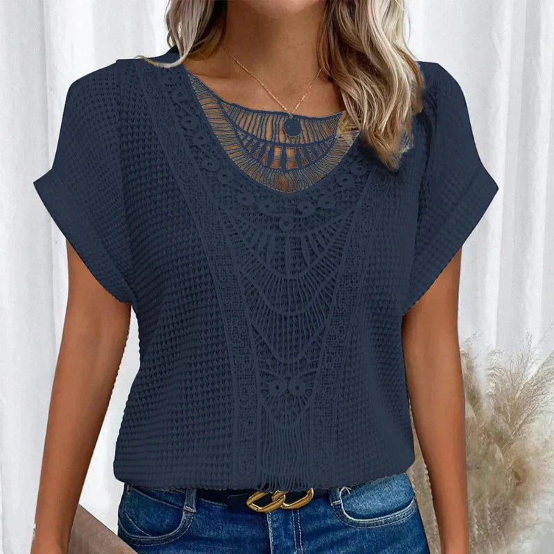 Melina™ | Elegant top med flydende snit
