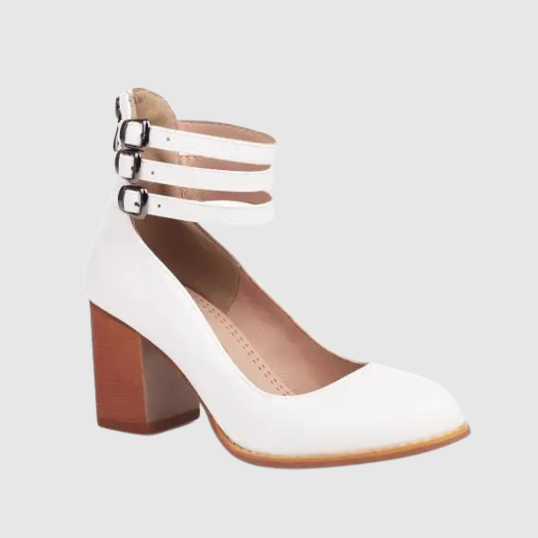 Romina™ | Stiletter med firkantet hæl