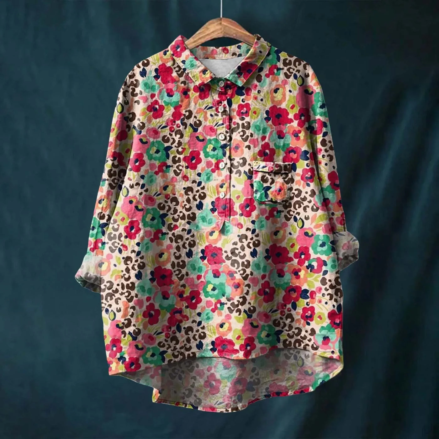 Blomster | Håndlavet Kvindebluse