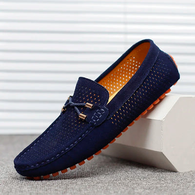 GIANNI PERFORERET LÆDER LOAFERS
