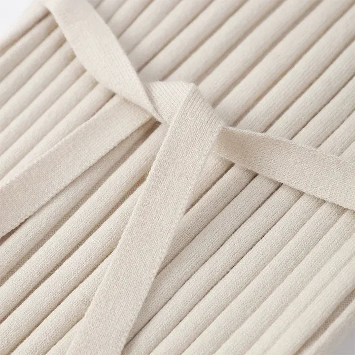 Edithe™ - Elegant stribet kjole