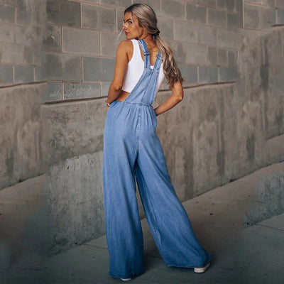 Zarah™ | Denim Buksedragt