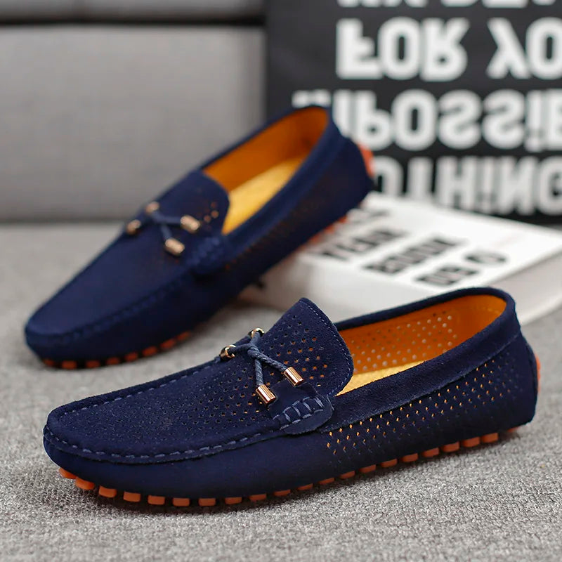 GIANNI PERFORERET LÆDER LOAFERS