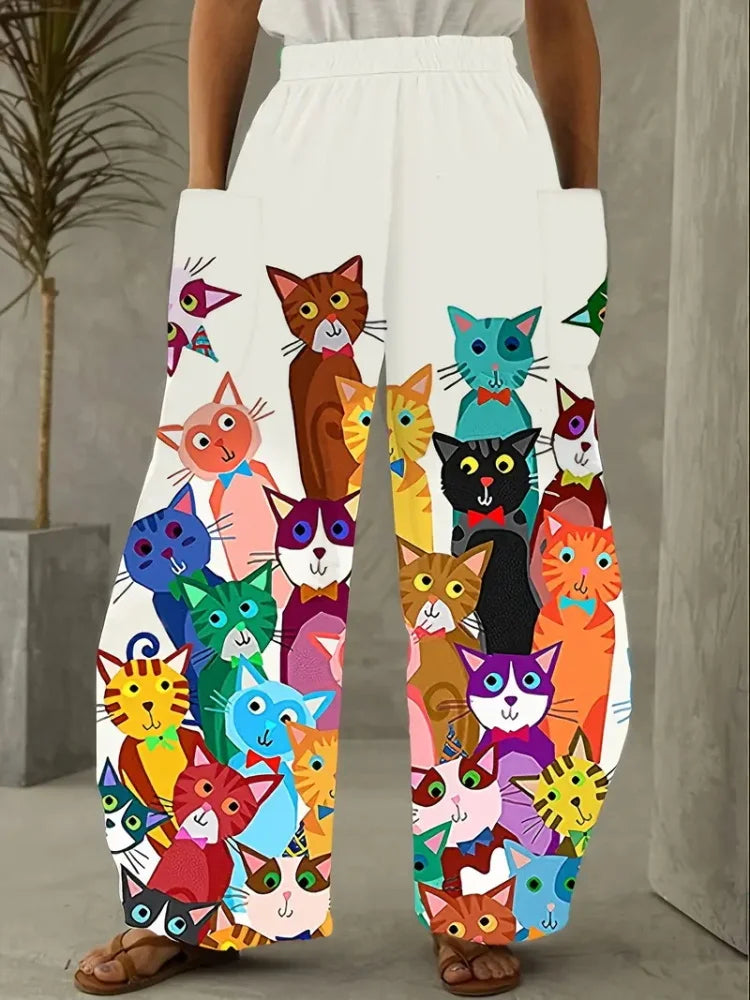 Liva™ – mønstrede bukser