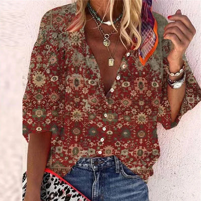 Ayelin™ – vintage knap bluse